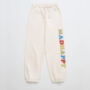 NWOT MADHAPPY PASTELS SWEATPANTS MINT FRENCH TERRY SIZE M